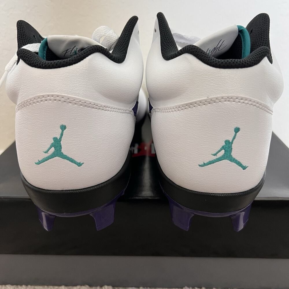 Nike Air Jordan Stadium 90 Football Cleat White Grape Ice HQ0210-105 Size 13 New - Picture 5 of 9